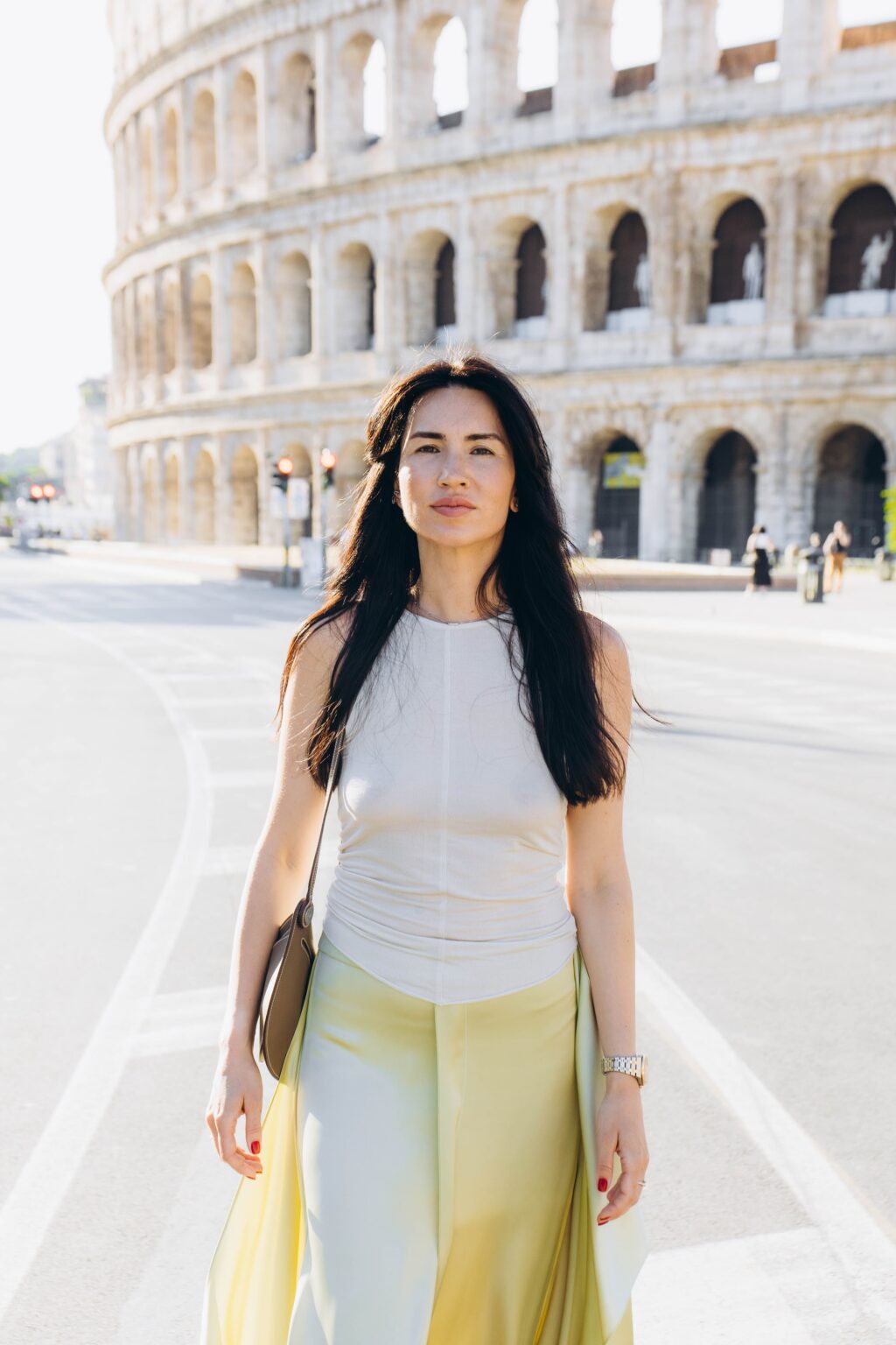 Solo photoshoot at the Colosseum on a June morning, 7:37am